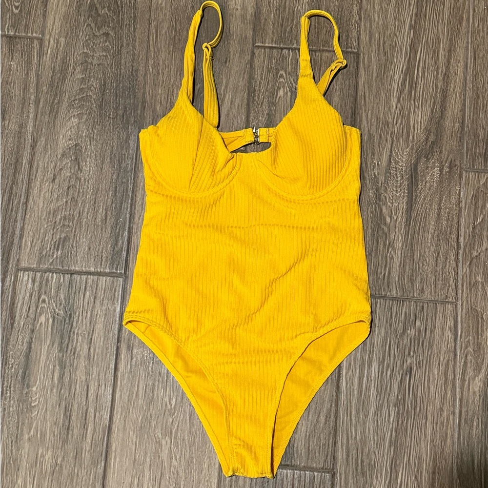 Yellow One Piece Swimsuit
